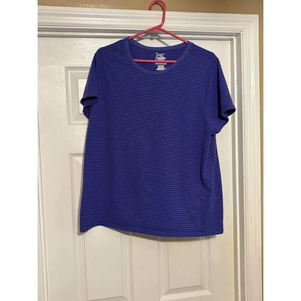 2X tops Womens PLUS SIZE t shirt size 2X, Purple Shirt, Just My Size Shirts